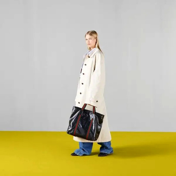 GUCCI Black GG Crystal Canvas Medium Tote Bag New & Authentic - Picture 11 of 11